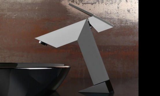 Ultra Modern Bathroom Faucet Inspired By Stealth Bomber – Stealth by GRAFF
