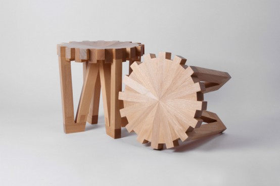 Unique Calibre 32 Stools Inspired By Horology