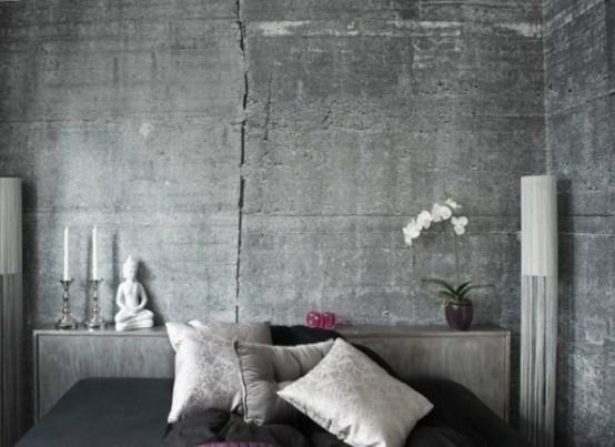 Unique Concrete-Imitating Wallpapers Collection