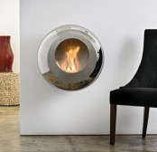 Unique Round Fireplace To Make Your Space Cozy