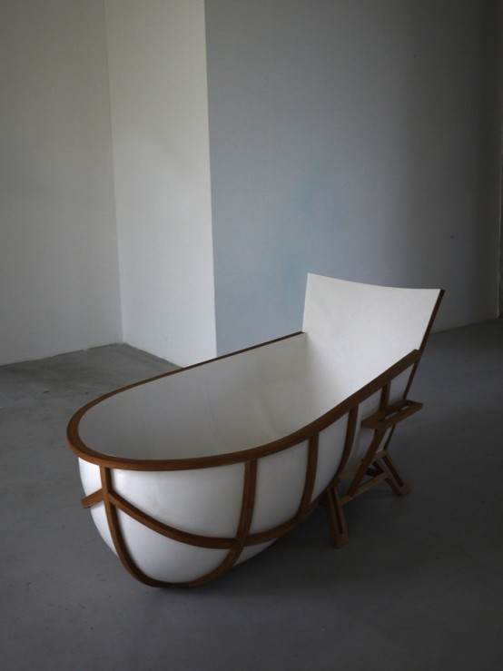 Very Unusual Bathtub Inspired by a Chair