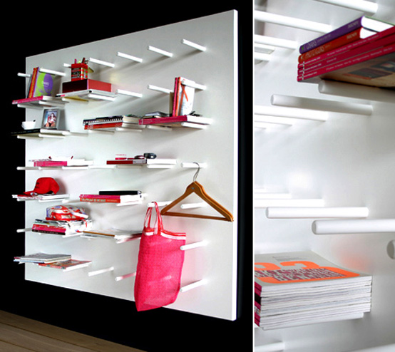 White Bookcase Inspired By Chinese Laundry Culture – Kwan by Studio Ditte