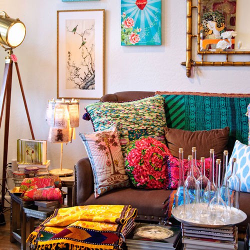 Very Colorful Living Room