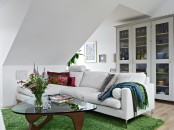 Very Modern Swedish Loft Design With Terrace