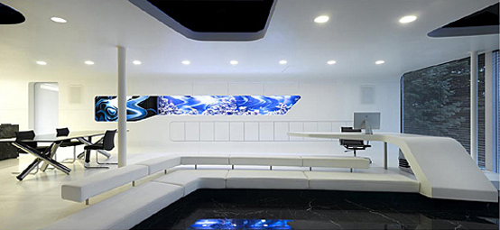 Futuristic Interior of IT Entrepreneur’s Home – Villa F by Najjar & Najjar