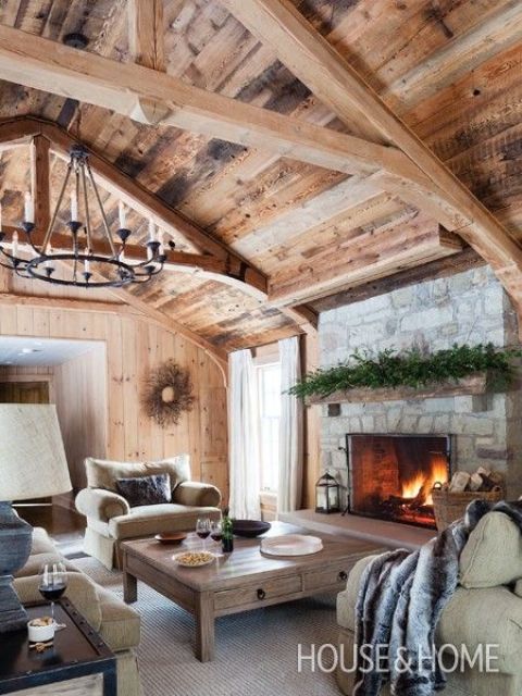 a real working fireplace is always a show-stopper in a living room, it's the place to snuggle around and enjoy the warmth