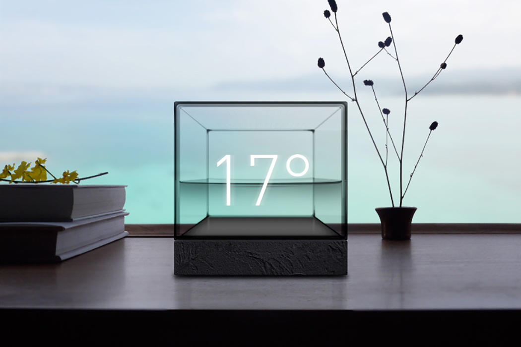 Weather cube that makes you feel weather at home  1