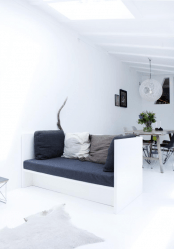 White Minimalist House With Indian Accessories