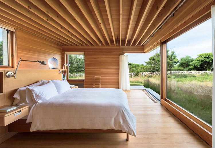 Wood clad interior ideas to warm up in the winter  1