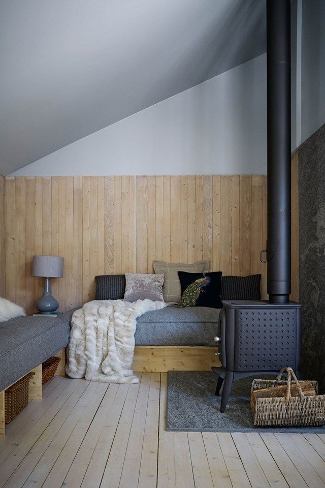 Wood clad interior ideas to warm up in the winter  21