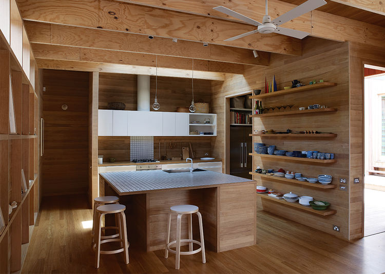 Wood clad interior ideas to warm up in the winter  4
