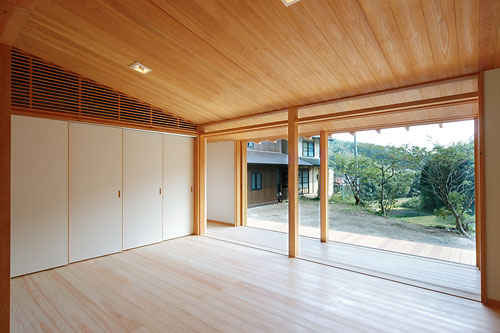 Japanese Wooden Weekend House by K2 Design