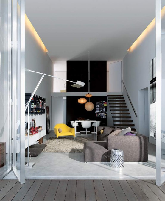 Young and Modern Interior Design of an Urban Apartment – My Life in 80m2 by Poliform